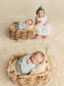 newborn sibling photos
